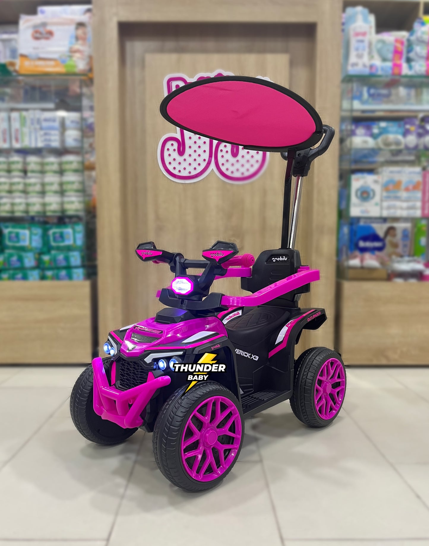 Cuatrimoto eléctrica paseadora