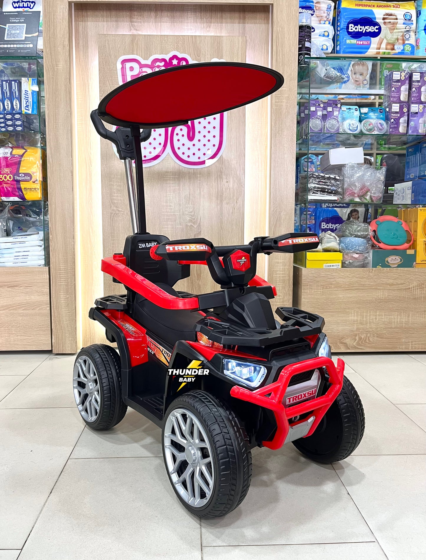Cuatrimoto paseadora eléctrica
