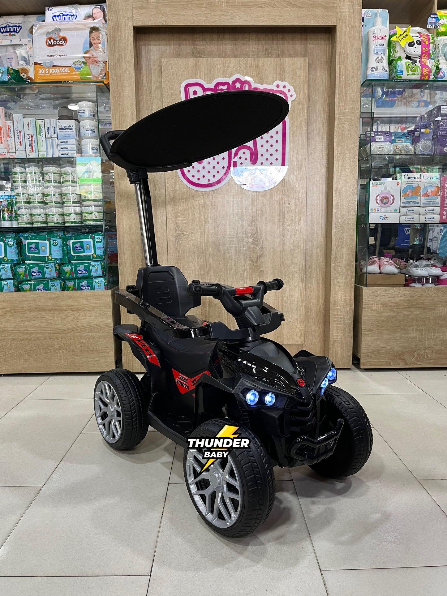 Cuatrimoto paseadora eléctrica Metalizada