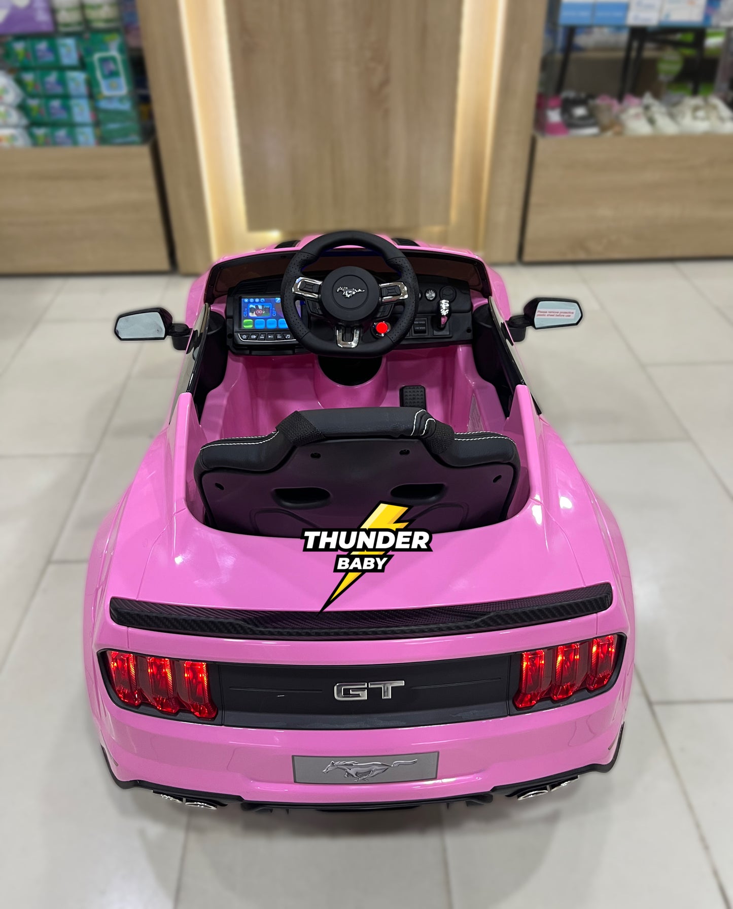 Ford Mustang Licenciado 24V con pantalla MP4