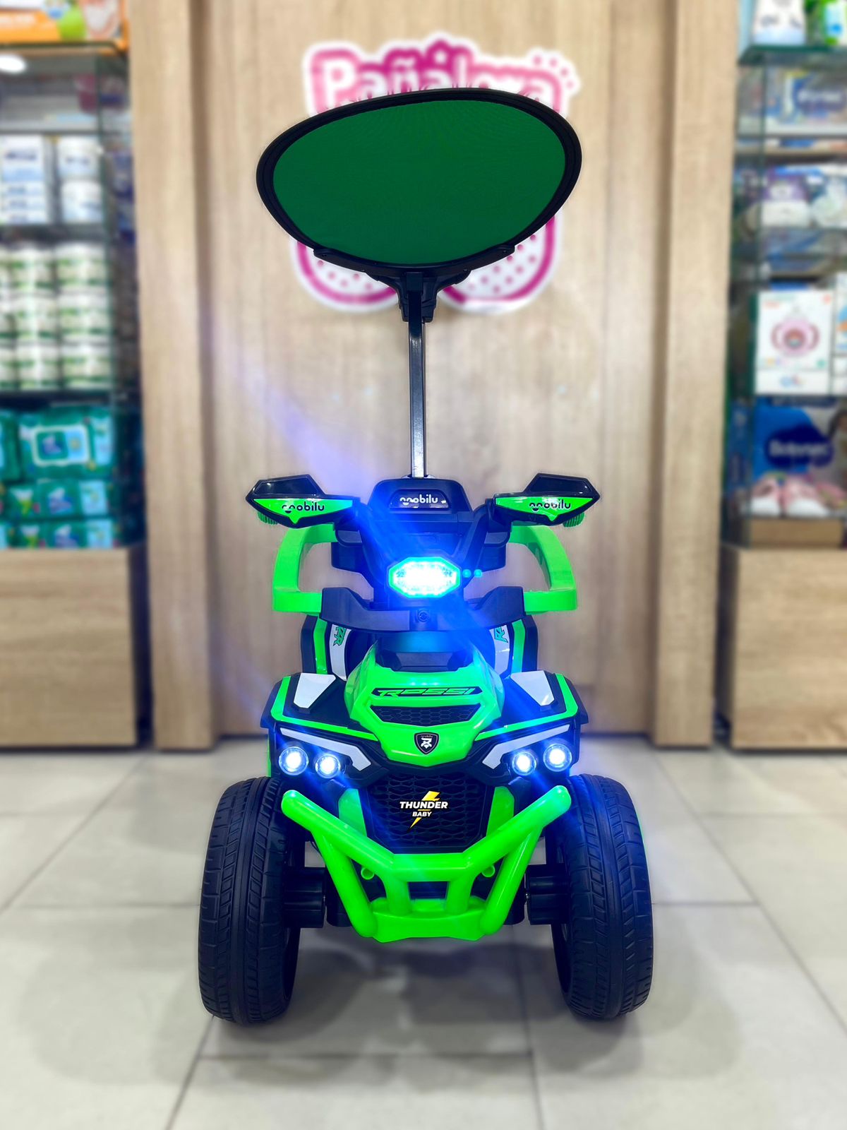 Cuatrimoto eléctrica paseadora