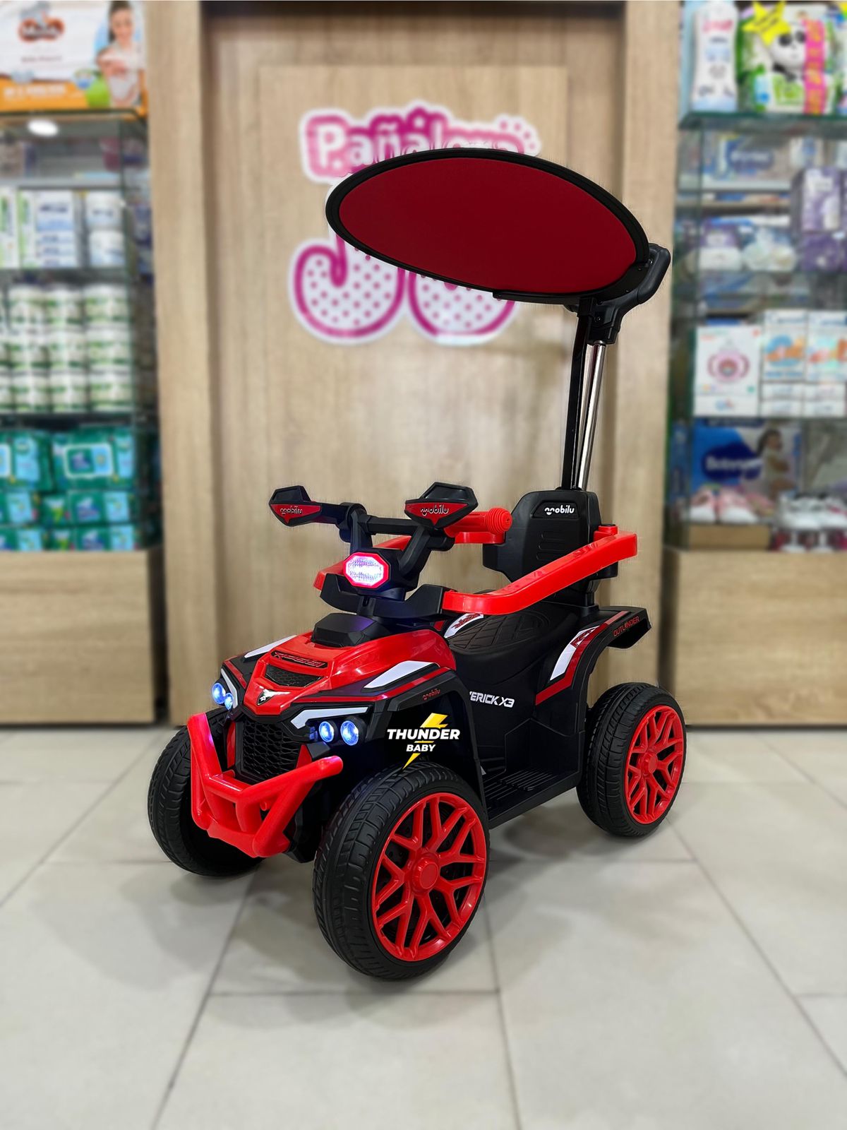 Cuatrimoto eléctrica paseadora