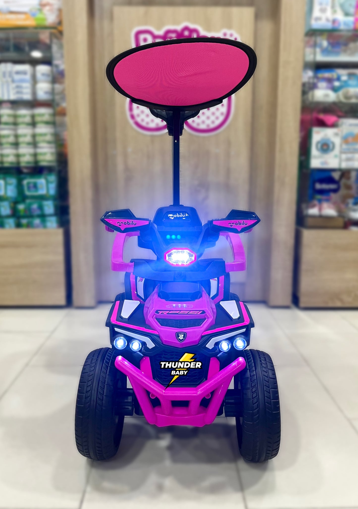 Cuatrimoto eléctrica paseadora