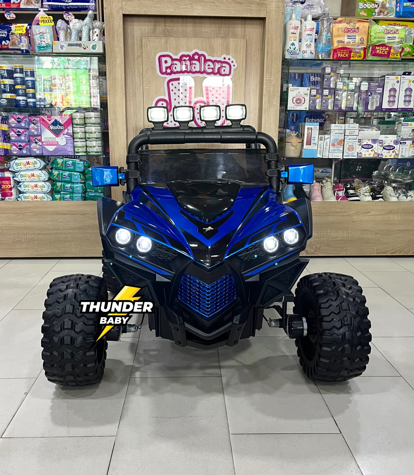 Camioneta eléctrica Llantas grandes