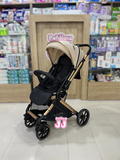 Coche con porta bebe tipo maleta Cova