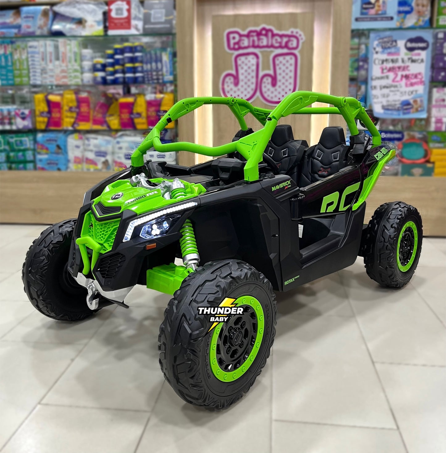 Can - Am Maverick Licenciado con pantalla en versiones de 12 y 24 voltios
